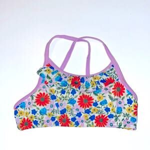 MiniBoden ruffled bikini top 4-5Y